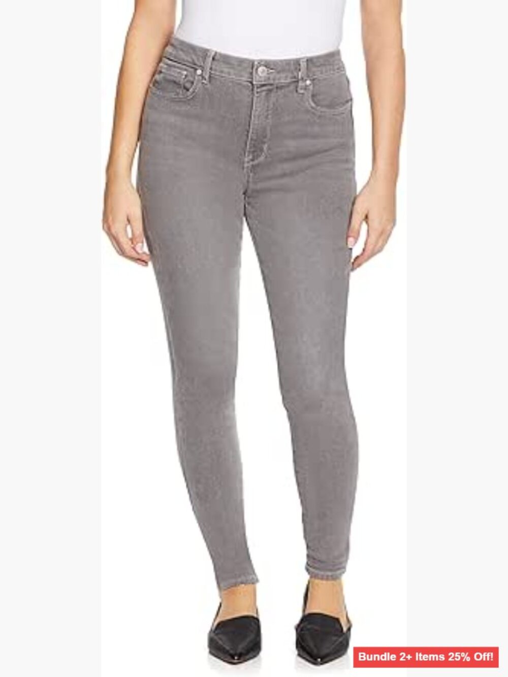 High Rise Skinny Jeans with Stretch Denim, Multiple Inseams